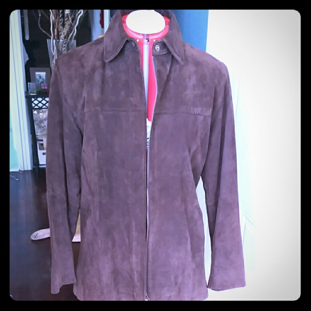 AMI leather jacket